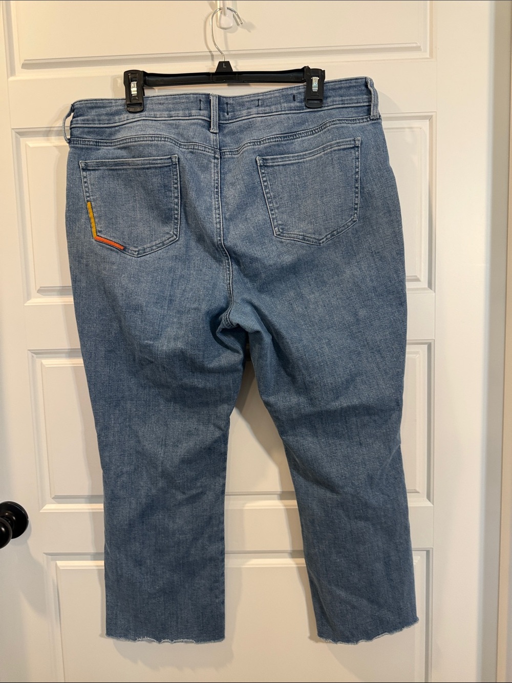 NYDJ Marilyn straight button flaw crop Jeans 18P - Picture 4 of 4